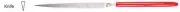 Eze-lap Knife, Fine Grit Individual Diamond Needle File (600) Ref: 606C EZELAP