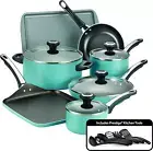 17 Piece Farberware High Performance Nonstick Cookware Pots and Pans Set