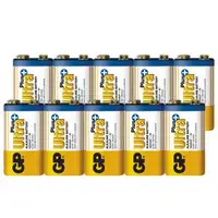 在飛比找森森購物網優惠-【超霸GP】9V電池ULTRA PLUS超特強鹼性電池10粒