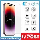 Screen Protector Nuglas Tempered Glass Clear For iPhone 16 15 14 12 11 ProMax XR