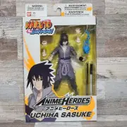 Naruto Shippuden Uchiha Sasuke Anime Heroes Action Figure Bandai Complete