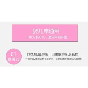 【洛洛精品】嬰兒床收納袋掛袋床頭收納嬰兒置物架童床尿布掛袋大容量水洗