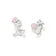 【Lotin 羅婷】2020櫻花季-奇奇蒂蒂 針式耳環(迪士尼、飾品、項鍊、櫻花季、鎖骨鍊)