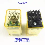 1PCS Original authentic IDEC Izumi relay RY4S-UL AC220V with lamp 14 feet