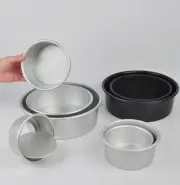4/5 inch Round Baking Pan Tray Dish Cake Mold Removable Base Nonstick Bakeware