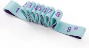Stretch Strap with 9 Loops, High Elastic Leg Stretching Strap, Yoga Stretch S...