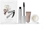 RMS Beauty Shine plus Define Collection For Women 3 Pc 0.28oz Eyelights Cream Eyeshadow, 0.17oz Living Luminizer, 0.34oz Straight Up Volumizing Peptide Mascara