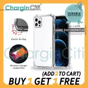 For iPhone 14 13 12 11 Pro XS Max Samsung S23 S22 S21 S20 Shockproof Clear Case