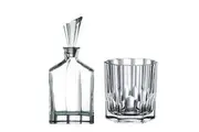 Nachtmann Aspen 7 Piece Crystal Whisky Carafe & Tumbler Set 750ml/295ml