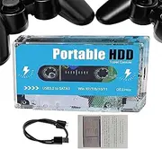 Retro Disk Game Console - Pocket Super Console, Pocket Super Game Console - 2024 Retro Disk Game Console Cartrid| Plug and Play Video Game Console Built in 60000+ Games, 70 Classic Emulators