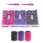210x Sanding Bands Kit For Nail Drill Bits Accessories Rotary Tool Set+Box