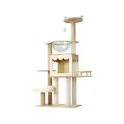 Alopet 131cm Cat Tree Scratching Post Scratchers Wood