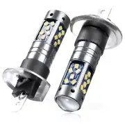 Universal Mini LED Car Lights H1 Bulbs Headlight Replacement Auto Van Fog Lamps
