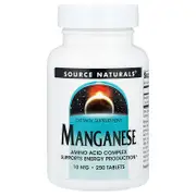 Source Naturals, Manganese, 10 mg, 250 Tablets