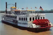 Creole Queen Paddlewheeler Boat Postcard 4"x6" New Orleans Louisiana
