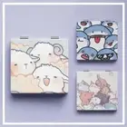 Make-up Mirror Cartoon Animal Plastic Portable Multicolor Modern Free Stand Deco