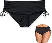 [Okaywork] Bikini Bottoms Women's Bikini Bottoms Swimwear Bottom High Waist Sexy Tummy Control Sports Bikini Briefs Brazilian High Waist Bikini Bottoms Black with Drying Swimming Trunks Bikini Bottoms