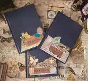 ALTERED NOTEBOOK Book Junk Journal Grimoire Tome Cosplay Diary Ephemera Vintage