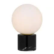 Novio Table Lamp, Black Marble