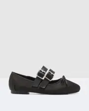 Mythos Ballet Flats in Black