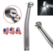Pieza de mano de alta velocidad LED E-generador dental Empujar 2 agujeros USA