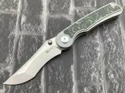 YANGGE YG002-Sand-up Outdoor Folding Knife S90V Blade TC4 titanium Handle Knife