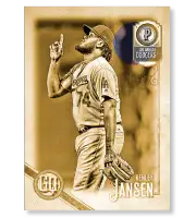 KENLEY JANSEN 2018 #TOPPS 1/1 Gold GYPSY QUEEN 10x14 #Dodgers #KenleyJansen #MLB