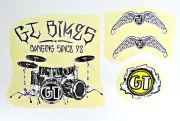 3 - GT Bikes Bicycles Decals Stickers BMX