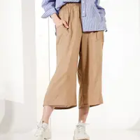 在飛比找momo購物網優惠-LiLiShow竹節織緞輕盈修飾褲
