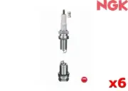NGK Spark Plug Platinum FOR Subaru Forester 98-2001 2.0 GT (SF) SUV PFR6B x6