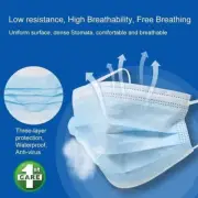 10x Disposable Face Mask 3 Ply Dust Filter Masks Protective 98% 3 Layer