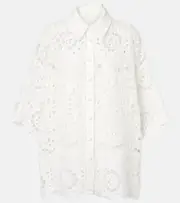 Zimmermann Pop embroidered linen shirt