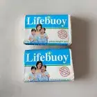 2 LIFEBUOY Anti Germ Antibacterial Soap Bars White 125g Bathroom Shower Bath