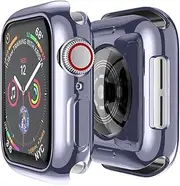 [SOLOLUP] Compatible for Apple Watch 45mm Screen protector,Ultra-Thin TPU Case Scratch Resistant Bumper All-Round Protective Cover for Apple Watch Series 8/7 45mm