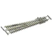 Peco SL-E391F N-Scale Code 55 Small Radius #4 Right-Hand Turnout Electrofrog