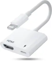 Lightning to HDMI Adapter for Iphone, Iphone Ipad HDMI Cable Conector,1080P Ligh