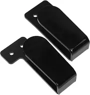 GOOHOCHY 1 Pair Hat Storage Mounted Cap Holder for Baseball Hats Durable and Stylish Cap Organizer for Bedrooms Closets and Offices Easy to Install Space Saving Design Black