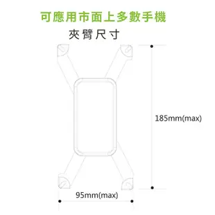 J-POWER 鷹爪固定式手機支架 機車用 4-7吋適用 寶可夢神器