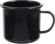Toddmomy Enamel Coffee Mug Vintage Design Durable Camping Cup for Milk Tea Juice Easy to Clean Outdoor Supplies