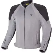 Jet Waterproof Grey Textile Motorcycle Jacket