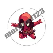 Deadpool Chibi Marvel Superhero Golf Ball Marker + HAT CLIP