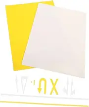 HOOTNEE DIY Road Tape 2 Sheets Road Sign Pattern Sticker for Boys and Girls Toys Model