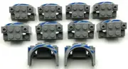 Lego 10 New Light Bluish Gray Vehicles Mudguard 4 x 2 1/2 x 2 1/3 Arches Parts