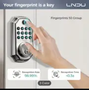 ARPHA WiFi Control Fingerprint Smart Door Lock Keyless Keypad Deadbolt APP D280W