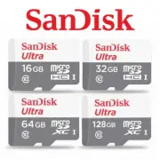 Micro SD Card SanDisk 64GB 32G 16G 128G Ultra Class10 Mobile Phone Memory 100MBs