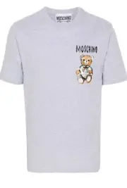 Moschino Couture Mens Adult Teddy Bear Graphic Print T-Shirt (org $280) Large