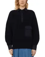Weekend Max Mara Weekend Signature Vanda Collared Wool & Cashmere Sweater