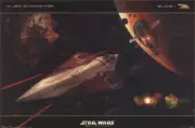 ATTACK OF THE CLONES ~ SPACE BATTLE 22x34 MOVIE POSTER Star Wars Episode II 2