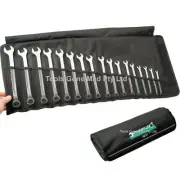 Stahlwille 17pc 6mm-22mm Long Ring Open End Combination Metric Spanner Set 14/17