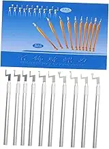 TEHAUX 10pcs Jewelry Sculpting Cutters for Wax Carving Micro Carving Pens Safe Sculpting Tool Set